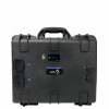Valise lithium LiFeP04 étanche 38,4V 100Ah Avec Bluetooth intégré, BMS intelligent et écran couleur Garantie de 5 ans Valise en ABS/Polypropylène